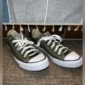 Army green converse